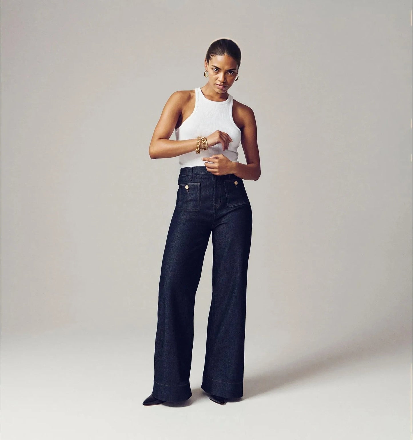 Last Day 50% OFF🔥Tummy Control Sailor Wide Leg Trouser (Buy 2 Free Shipping)