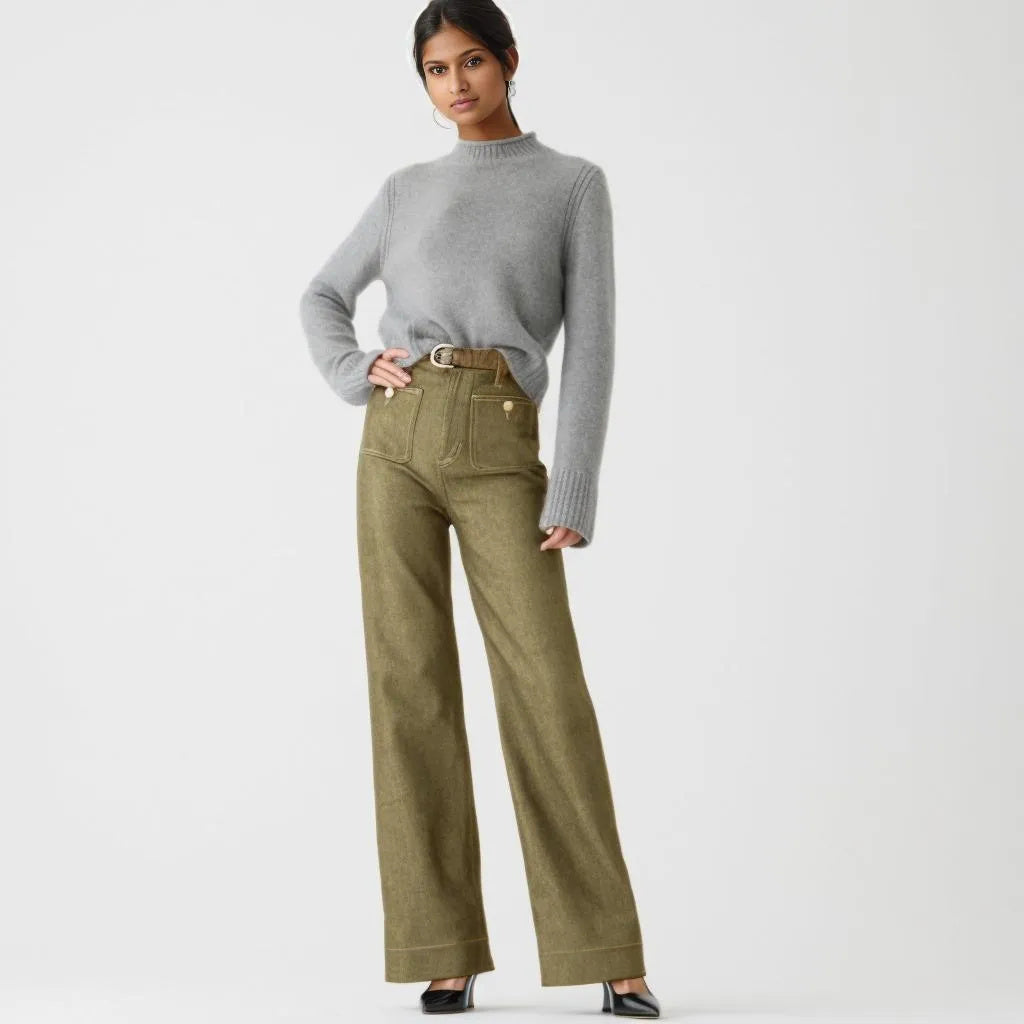 Last Day 50% OFF🔥Tummy Control Sailor Wide Leg Trouser (Buy 2 Free Shipping)