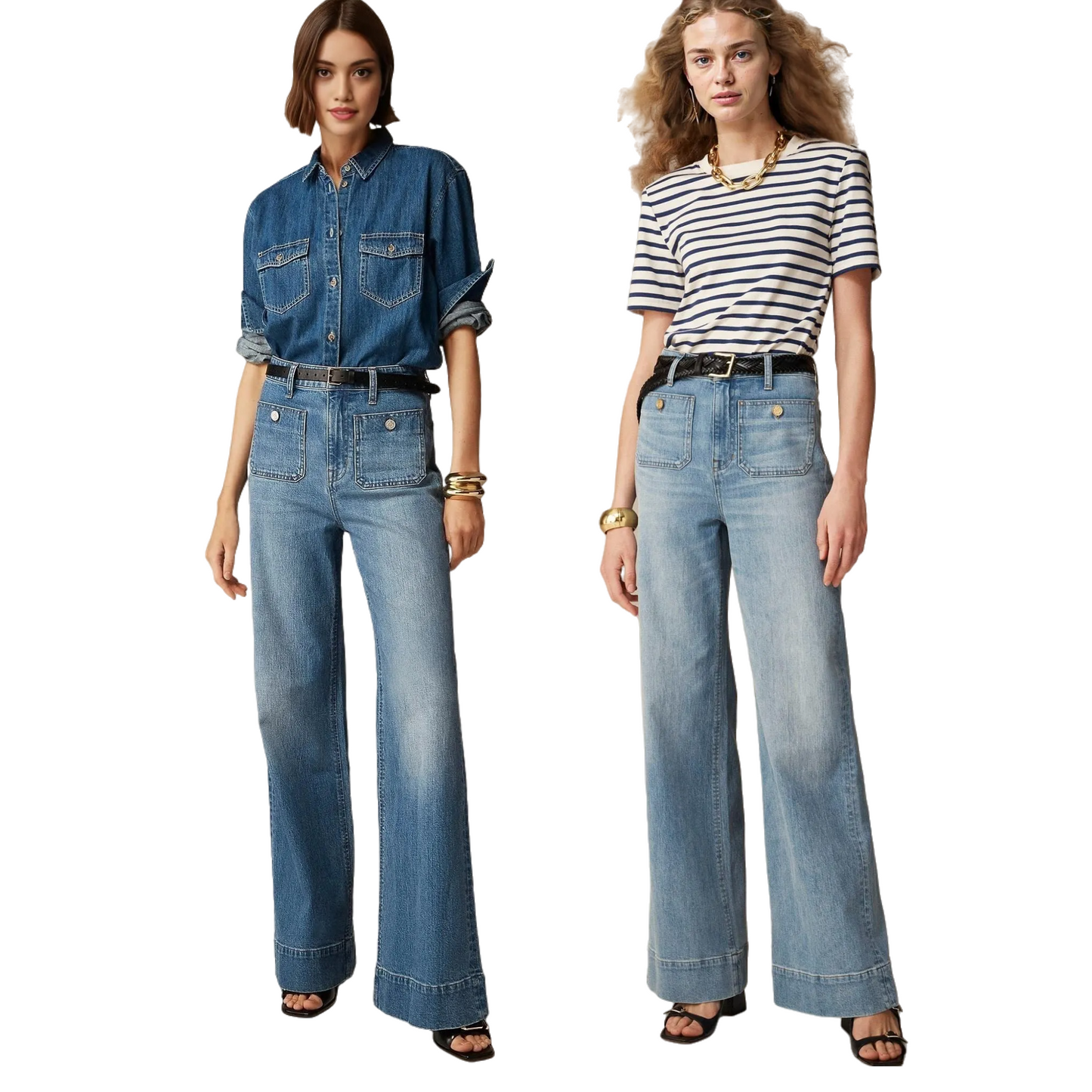 Last Day 50% OFF🔥Tummy Control Sailor Wide Leg Trouser (Buy 2 Free Shipping)