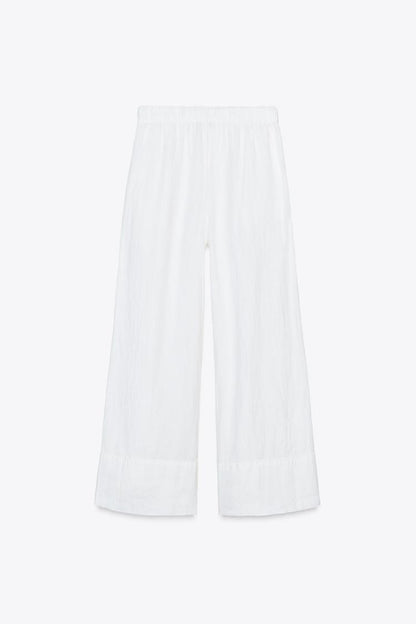 Last day 50%OFF🔥100% LINEN PALAZZO SET(Buy 2 Free Shipping)