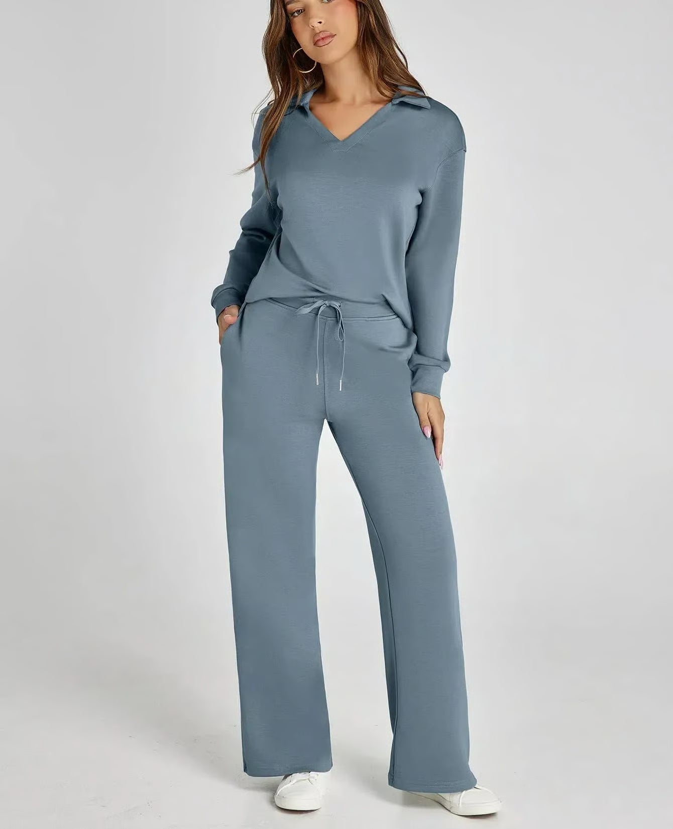 Women's Fall Transition 2-Piece Set - Breathable & Wrinkle Resistant Sweatsuits Sets