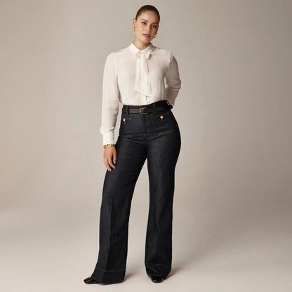 Last Day 50% OFF🔥Tummy Control Sailor Wide Leg Trouser (Buy 2 Free Shipping)