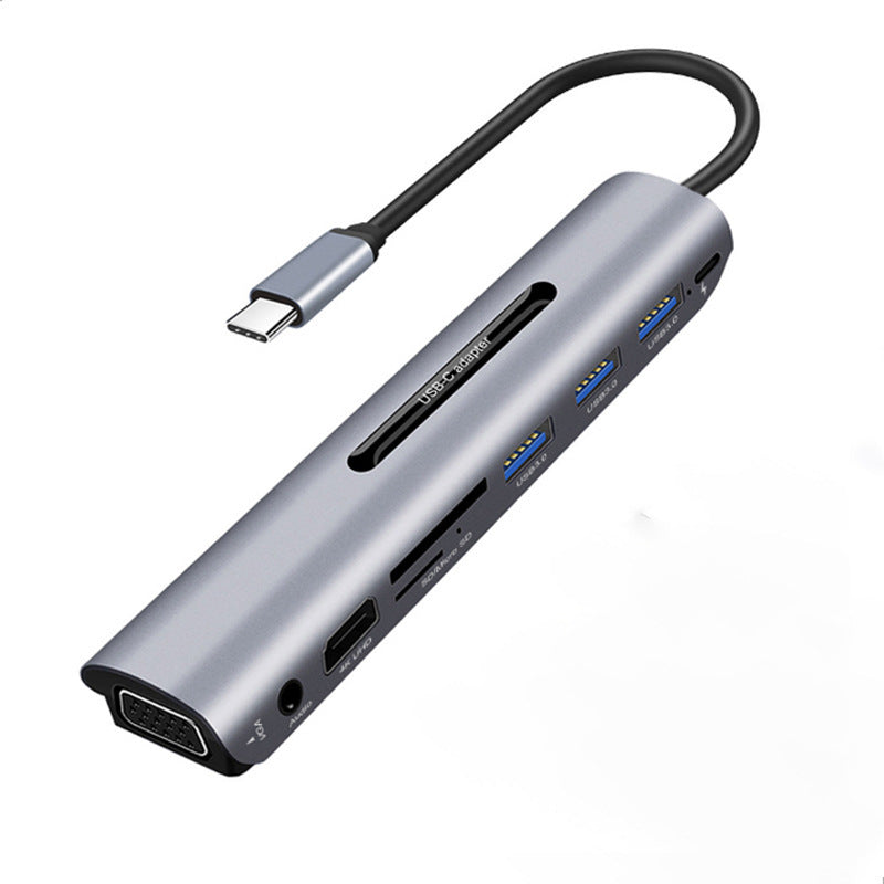 9-in-1 USB-C Hub Docking Station – HDMI, VGA, 4K, 10Gbps