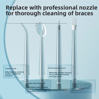 Get Dentist-Level Clean at Home | Water Flosser with 3 Smart Modes & Long Battery Life – Limited Discount!