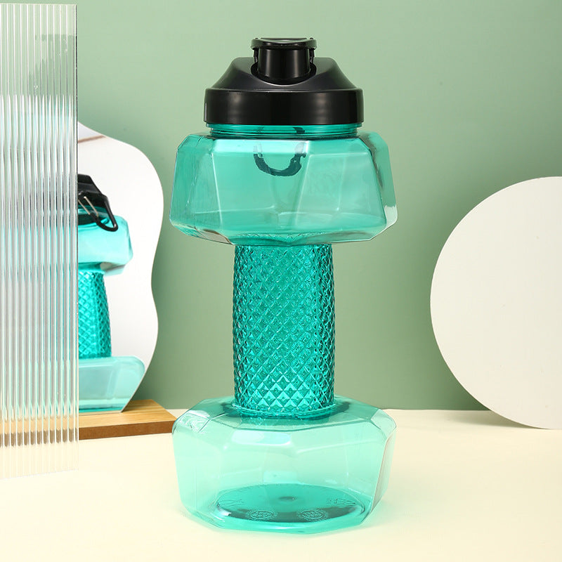 Dumbbell Shaped Water Bottle – 2-in-1 Gym Fitness & Hydration Must-Have | Stay Strong, Stay Hydrated – Limited Time Offer!