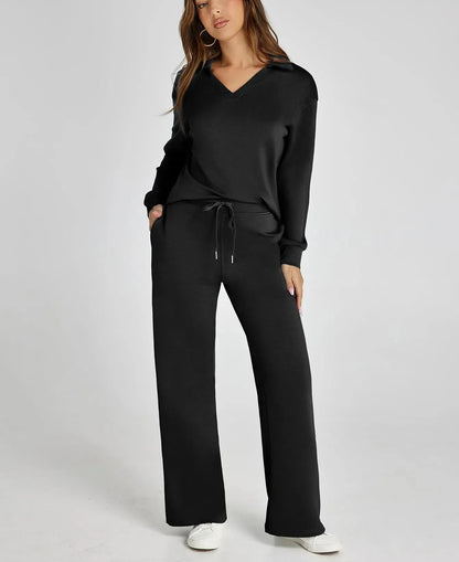 Women's Fall Transition 2-Piece Set - Breathable & Wrinkle Resistant Sweatsuits Sets