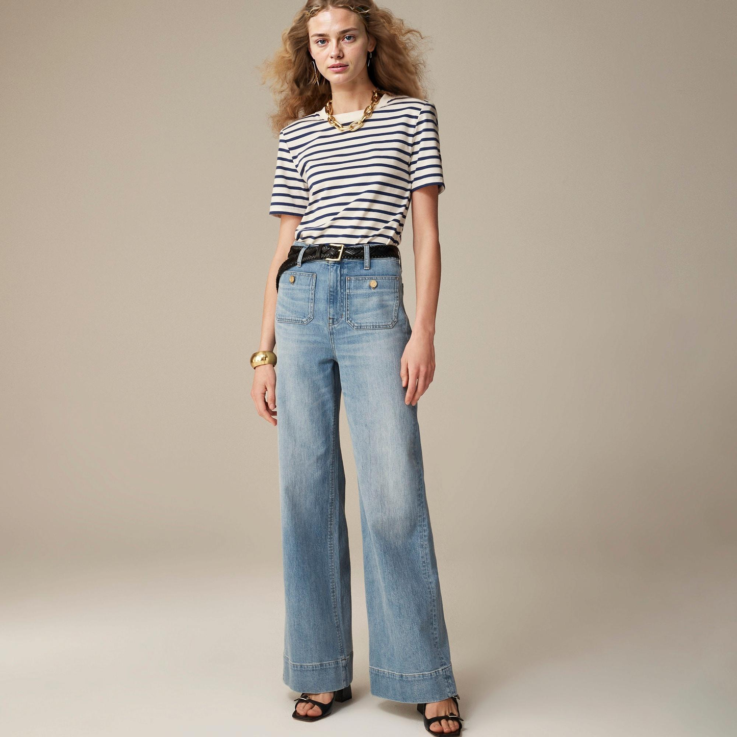 Last Day 50% OFF🔥Tummy Control Sailor Wide Leg Trouser (Buy 2 Free Shipping)