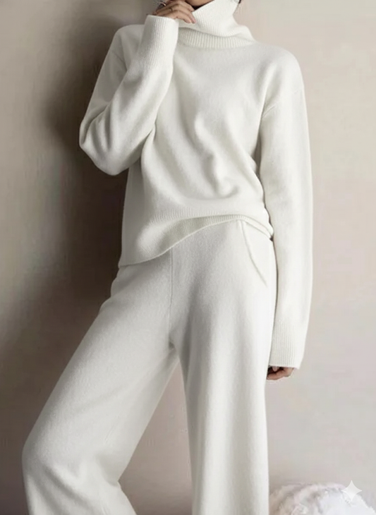 ⏰ LAST DAY SAVE 49% 💥 2025 Hot Sale Soft Cashmere Turtleneck Set
