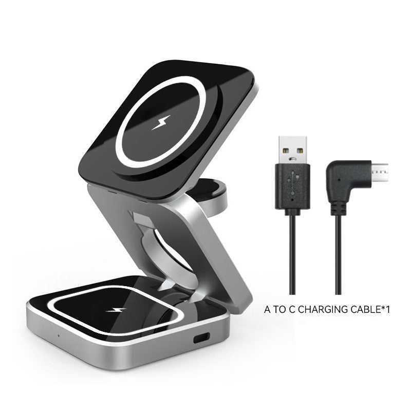 3 In 1 Foldable Magnetic Charger Station