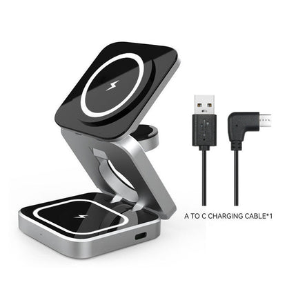3 In 1 Foldable Magnetic Charger Station