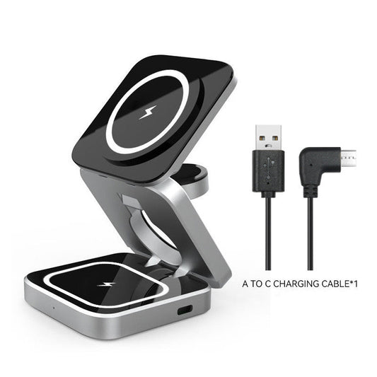 3 In 1 Foldable Magnetic Charger Station