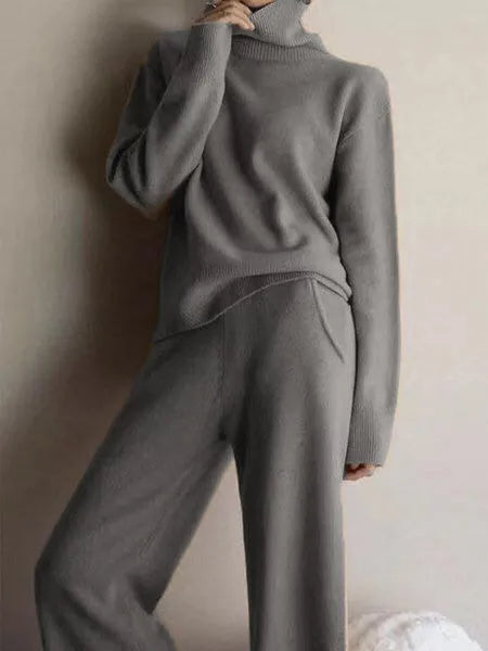 ⏰ LAST DAY SAVE 49% 💥 2025 Hot Sale Soft Cashmere Turtleneck Set
