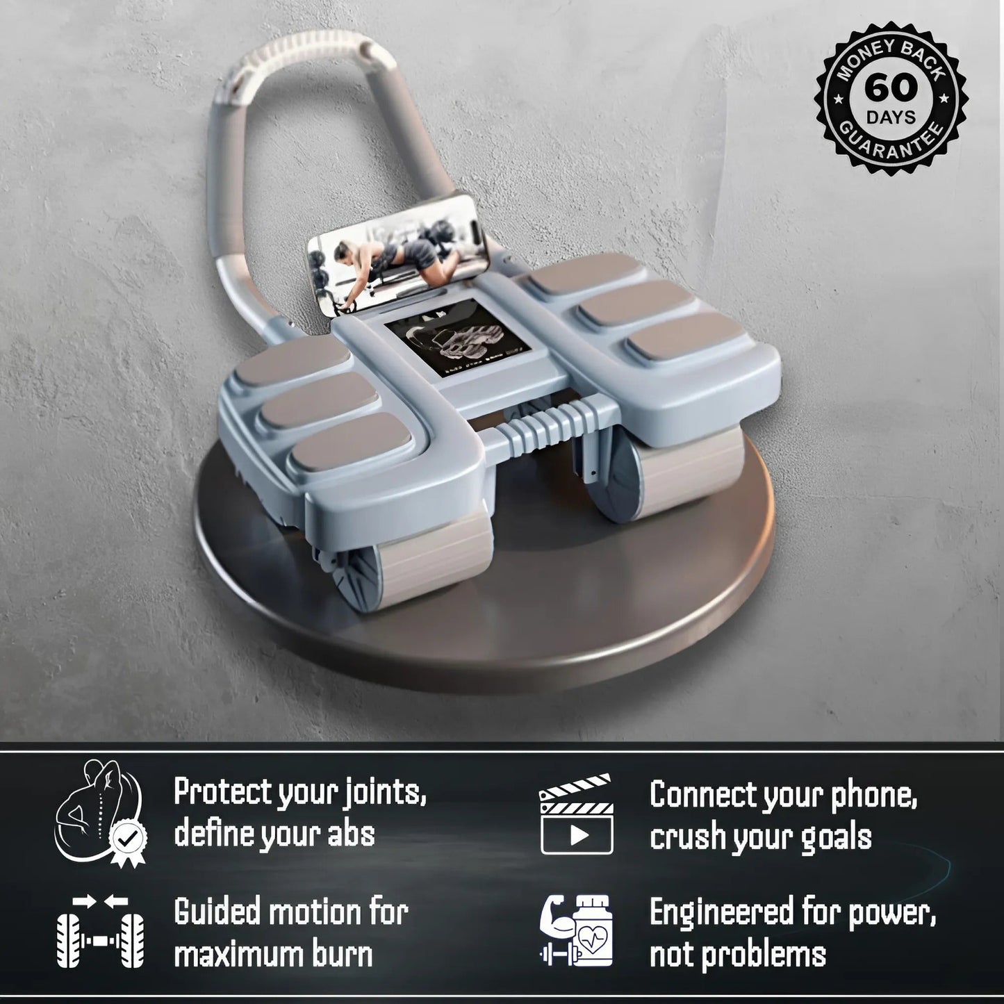 Caitlyn Gym™ Premium Ab Roller