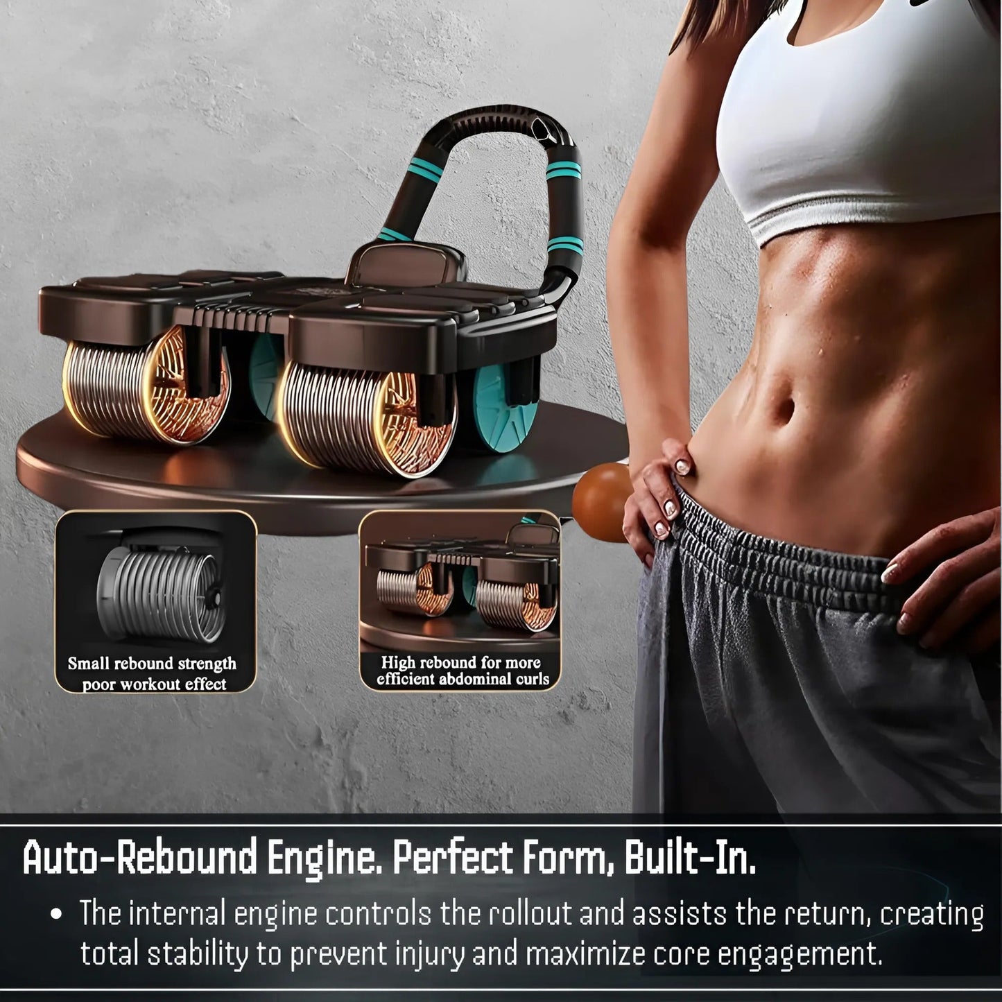 Caitlyn Gym™ Premium Ab Roller