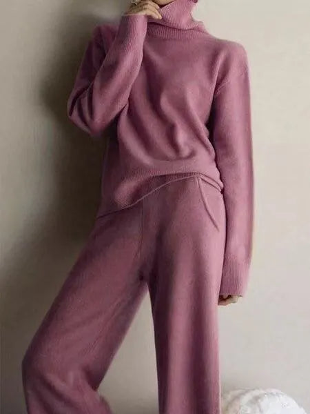 ⏰ LAST DAY SAVE 49% 💥 2025 Hot Sale Soft Cashmere Turtleneck Set