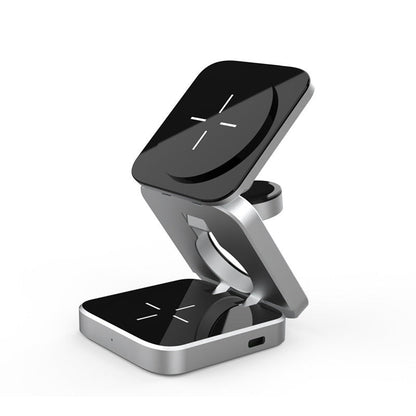 3 In 1 Foldable Magnetic Charger Station