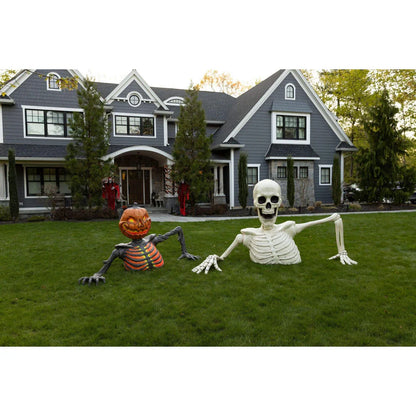 🎃 Giant Skeleton with Glowing Eyes & Eerie Sounds | Early Bird Halloween Sale