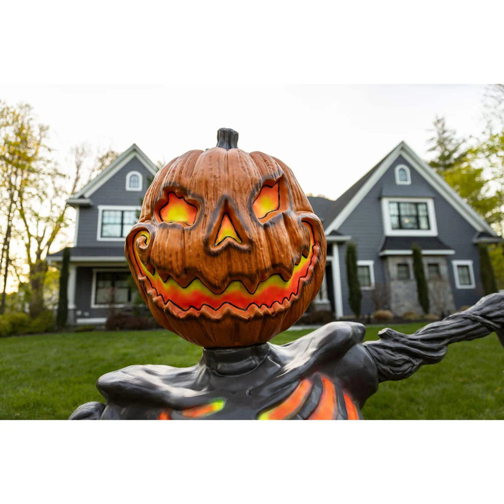 🎃 Giant Skeleton with Glowing Eyes & Eerie Sounds | Early Bird Halloween Sale