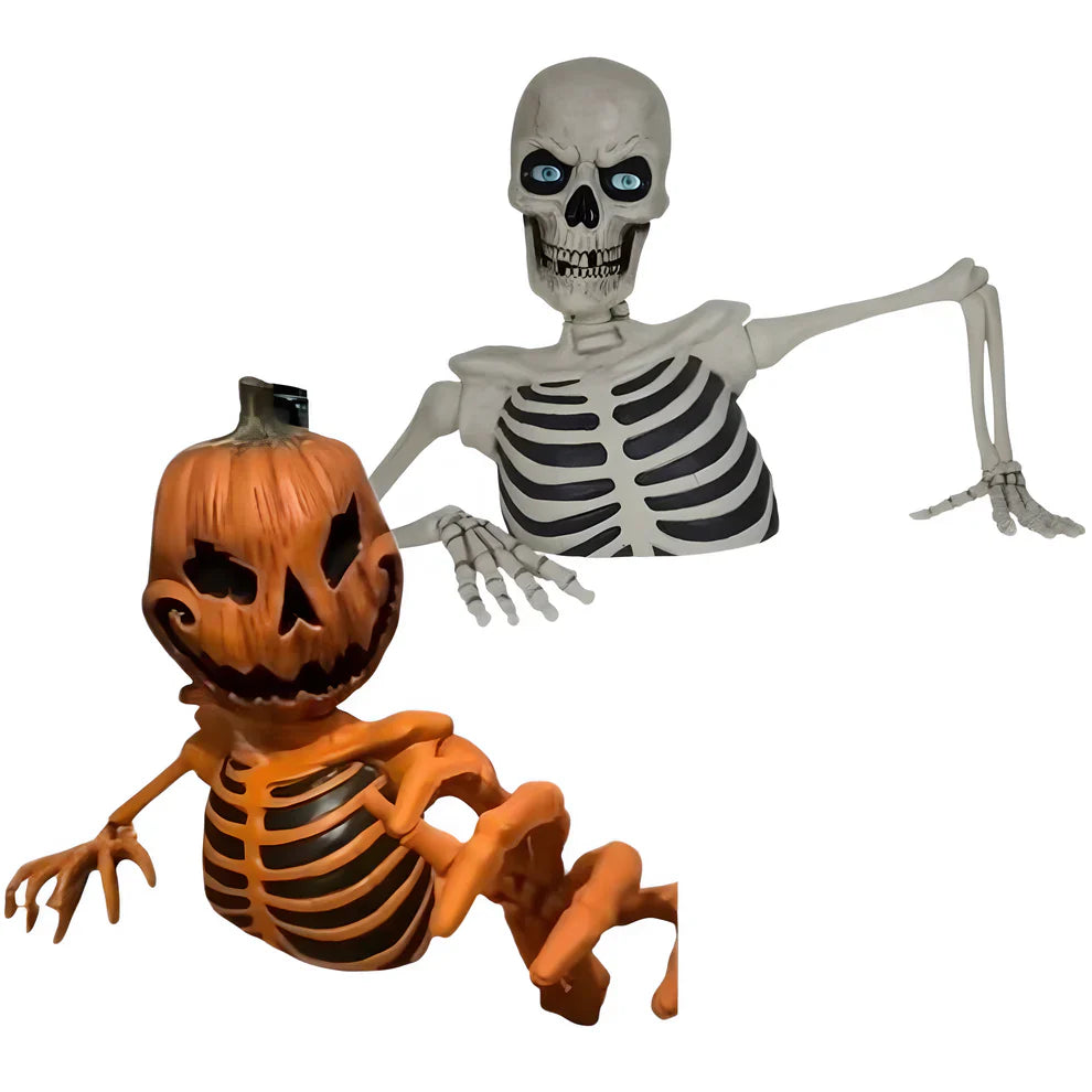 🎃 Giant Skeleton with Glowing Eyes & Eerie Sounds | Early Bird Halloween Sale