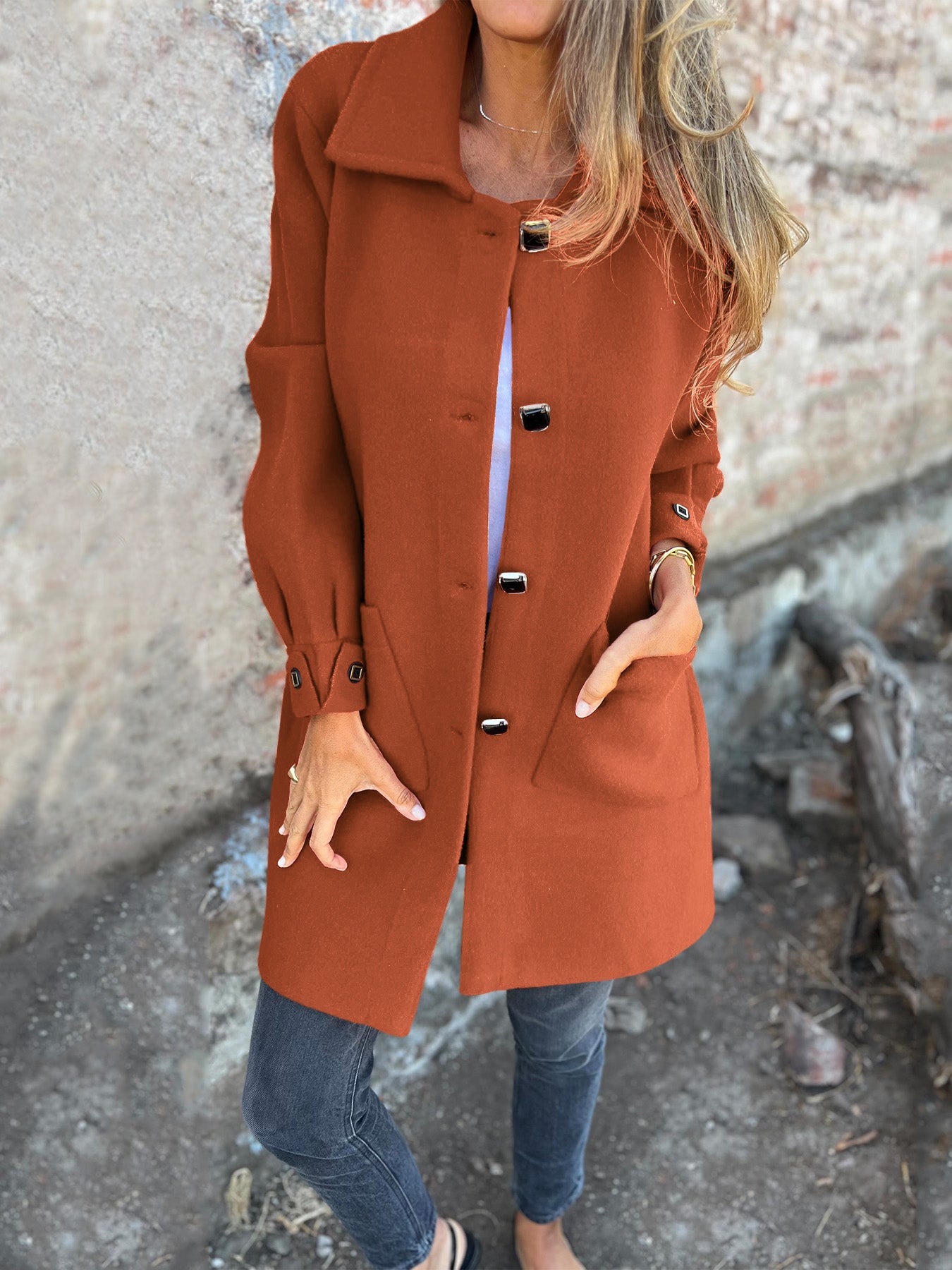 CLEARANCE SALE🔥 Women's Casual Lapel Fleece Jacket